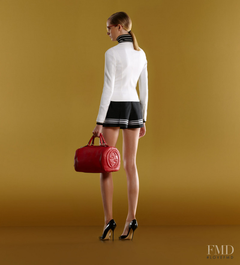 Daria Strokous featured in  the Gucci lookbook for Spring/Summer 2012