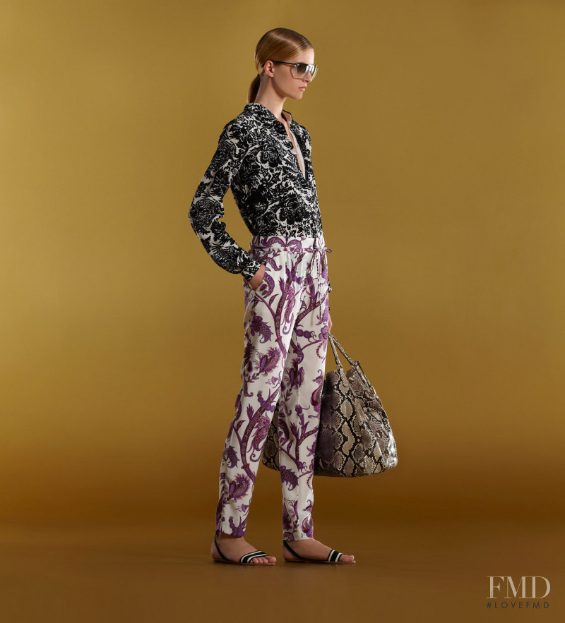 Daria Strokous featured in  the Gucci lookbook for Spring/Summer 2012