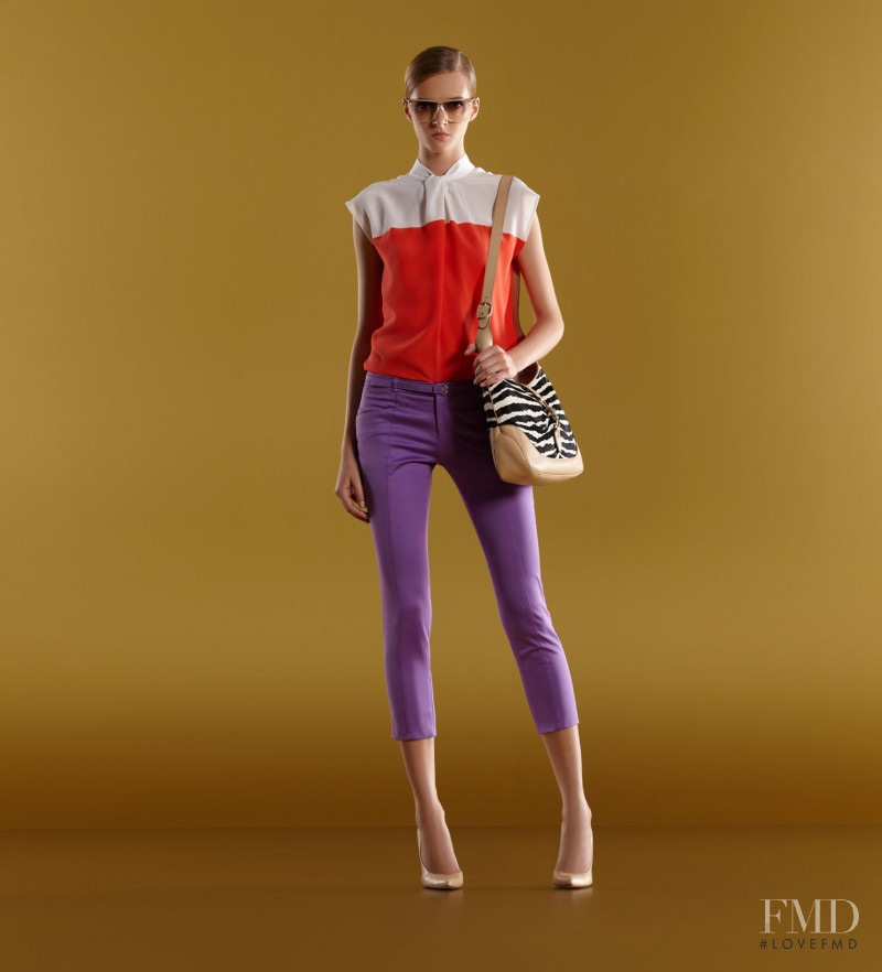 Daria Strokous featured in  the Gucci lookbook for Spring/Summer 2012