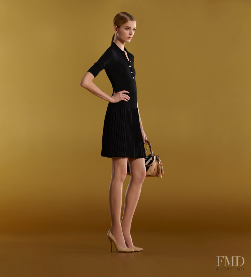 Daria Strokous featured in  the Gucci lookbook for Spring/Summer 2012