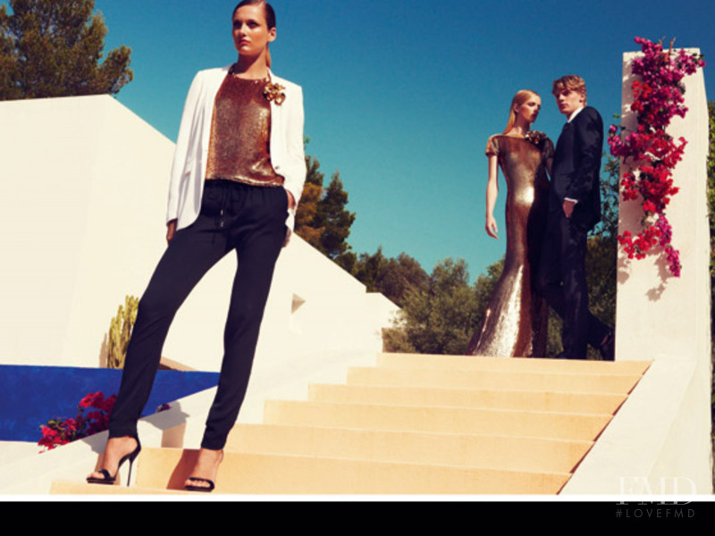 Daria Strokous featured in  the Gucci lookbook for Cruise 2012