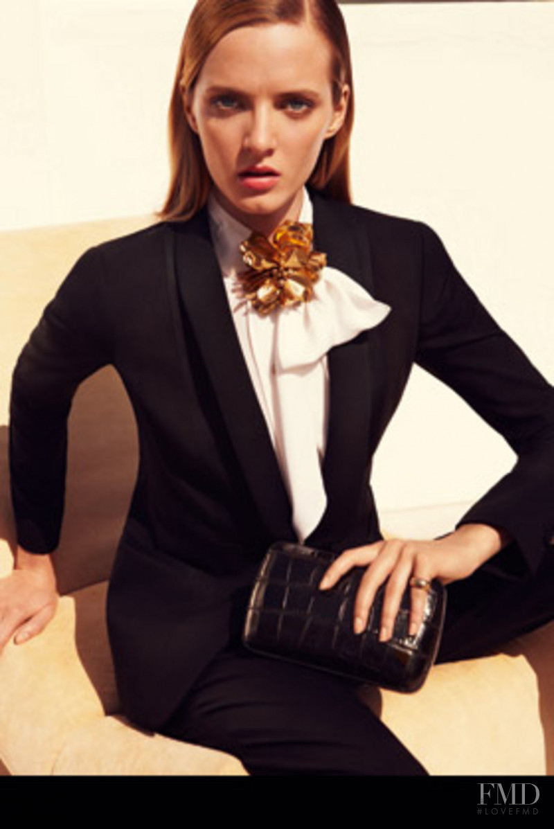 Daria Strokous featured in  the Gucci lookbook for Cruise 2012