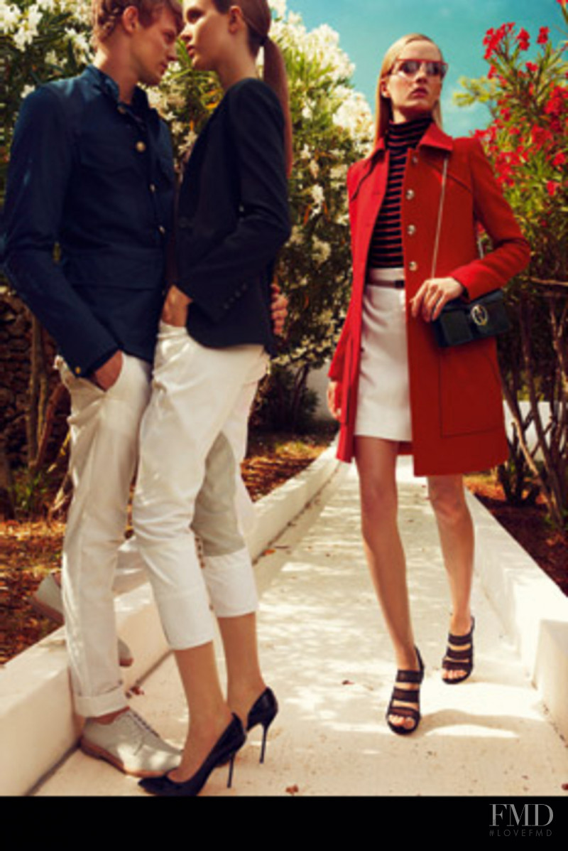 Daria Strokous featured in  the Gucci lookbook for Cruise 2012