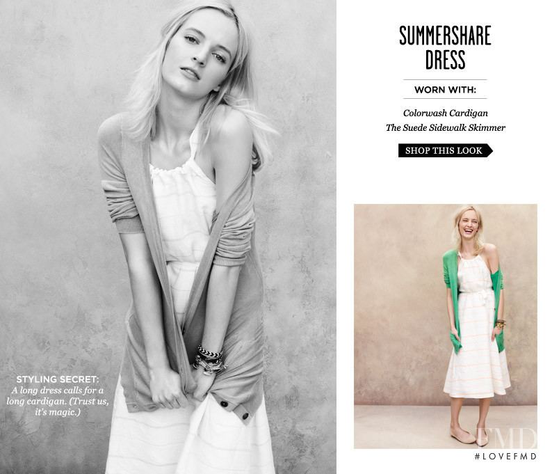 Daria Strokous featured in  the Madewell catalogue for Summer 2012