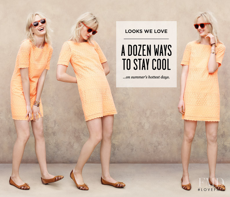 Daria Strokous featured in  the Madewell catalogue for Summer 2012