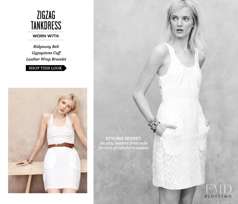 Daria Strokous featured in  the Madewell catalogue for Summer 2012