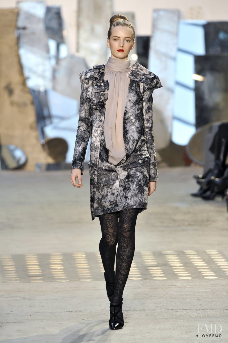 Daria Strokous featured in  the Christian Lacroix fashion show for Autumn/Winter 2009
