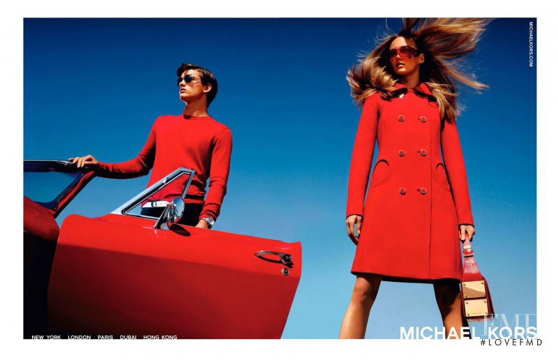 Karmen Pedaru featured in  the Michael Kors Collection advertisement for Spring/Summer 2013