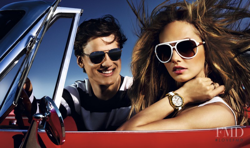 Karmen Pedaru featured in  the Michael Kors Collection advertisement for Spring/Summer 2013