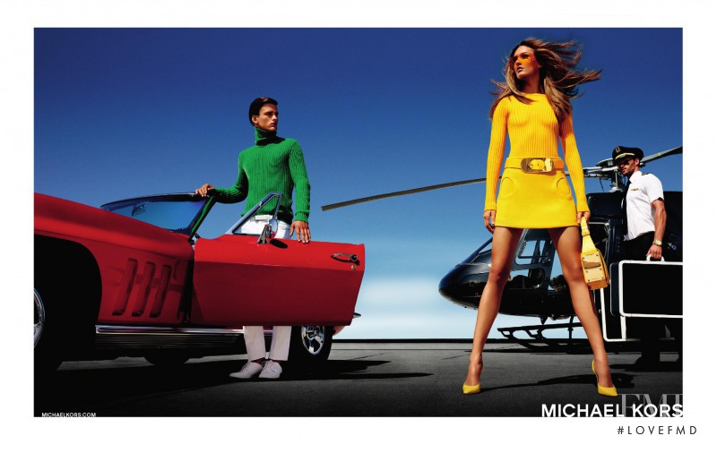 Karmen Pedaru featured in  the Michael Kors Collection advertisement for Spring/Summer 2013