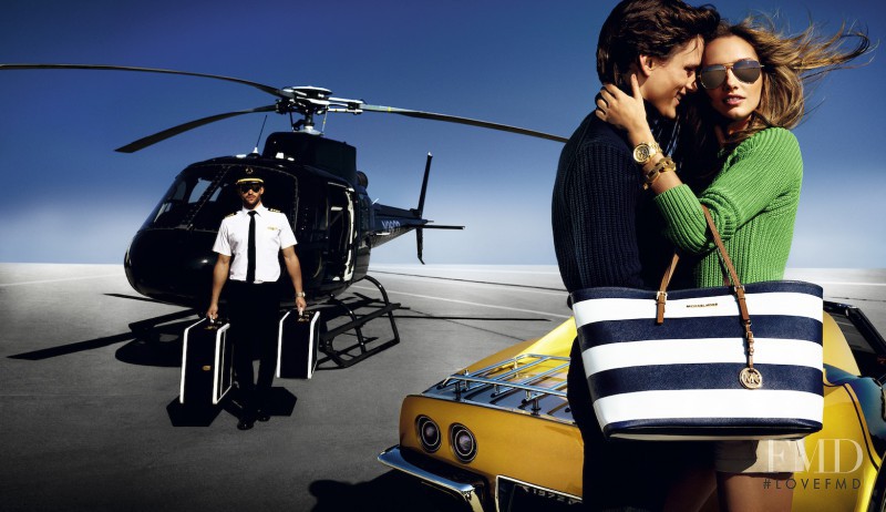 Karmen Pedaru featured in  the Michael Kors Collection advertisement for Spring/Summer 2013