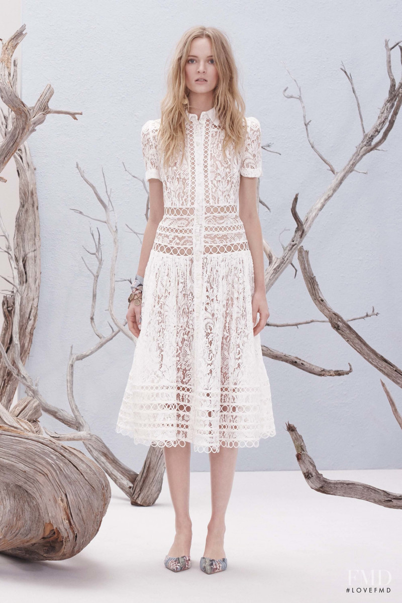 Daria Strokous featured in  the Zimmermann lookbook for Resort 2017