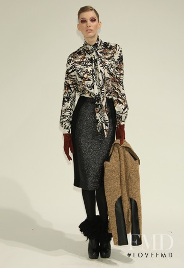 Irina Nikolaeva featured in  the Yoana Baraschi fashion show for Autumn/Winter 2011