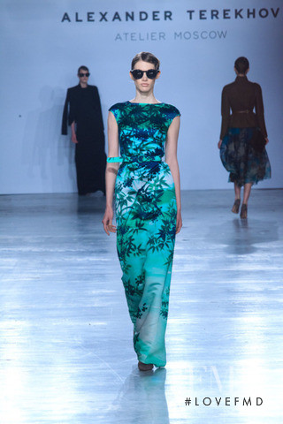 Irina Nikolaeva featured in  the Alexander Terekhov fashion show for Autumn/Winter 2012