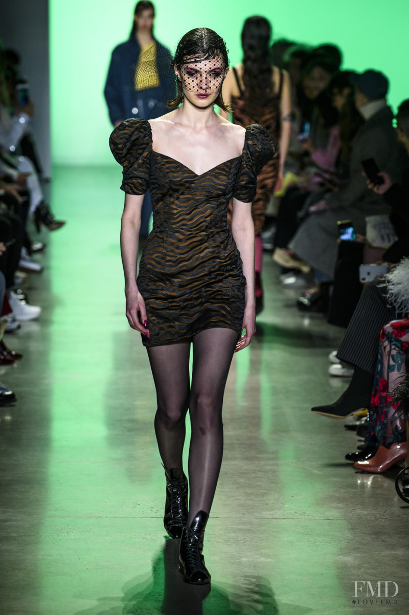 Milena Litvinovskaya featured in  the Adam Selman fashion show for Autumn/Winter 2018
