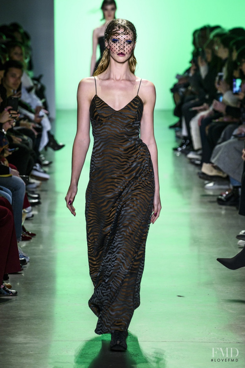 Abby Champion featured in  the Adam Selman fashion show for Autumn/Winter 2018