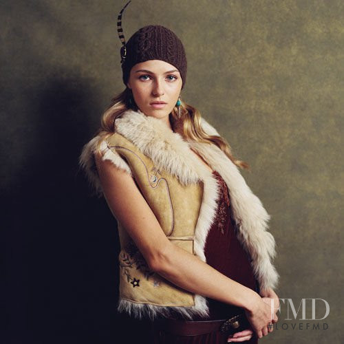 Valentina Zelyaeva featured in  the Polo Ralph Lauren lookbook for Autumn/Winter 2006