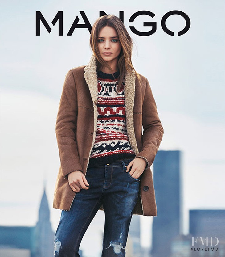 Miranda Kerr featured in  the Mango catalogue for Autumn/Winter 2013