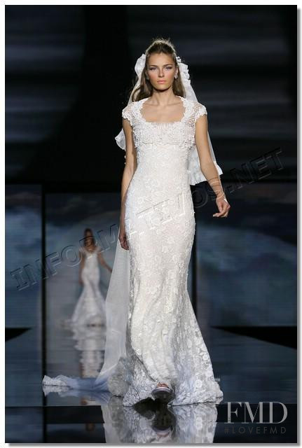 Valentina Zelyaeva featured in  the Pronovias fashion show for Autumn/Winter 2006