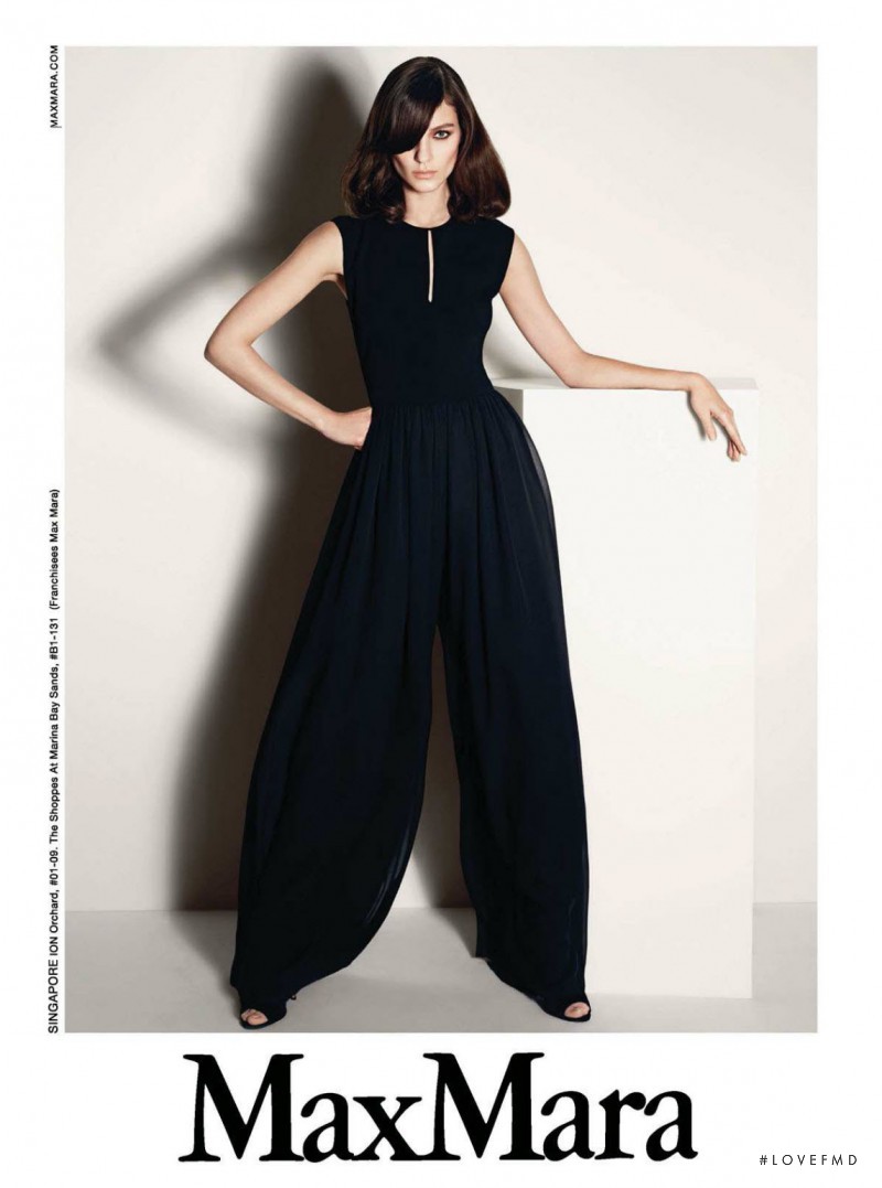 Kati Nescher featured in  the Max Mara advertisement for Spring/Summer 2013