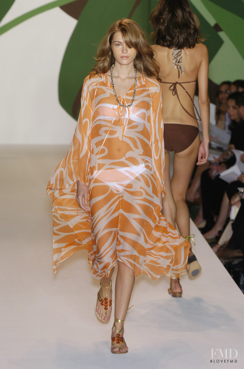 Valentina Zelyaeva featured in  the Milly fashion show for Spring/Summer 2005