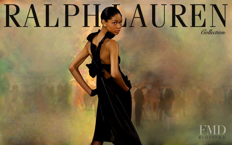 Chanel Iman featured in  the Ralph Lauren Collection advertisement for Spring/Summer 2008