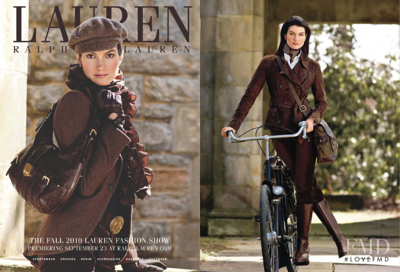 Anna Davolio featured in  the Ralph Lauren Collection advertisement for Autumn/Winter 2010