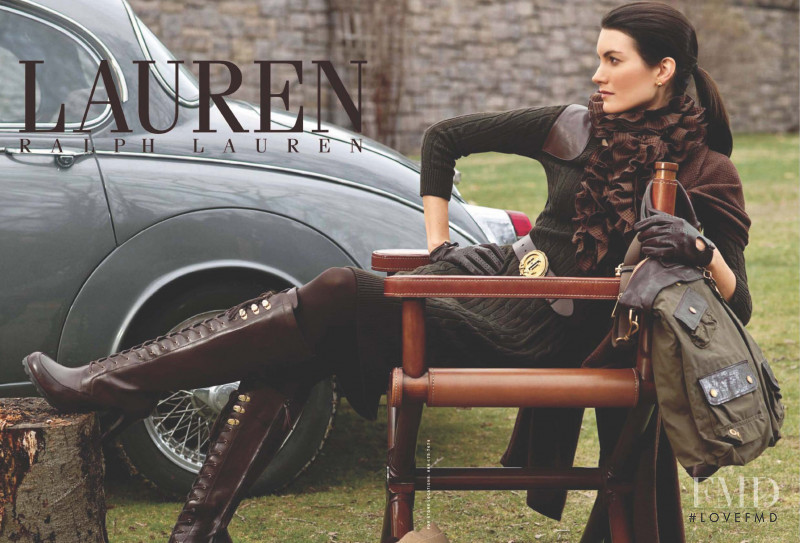 Anna Davolio featured in  the Ralph Lauren Collection advertisement for Autumn/Winter 2010