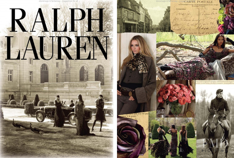 Lais Ribeiro featured in  the Ralph Lauren Collection advertisement for Autumn/Winter 2010