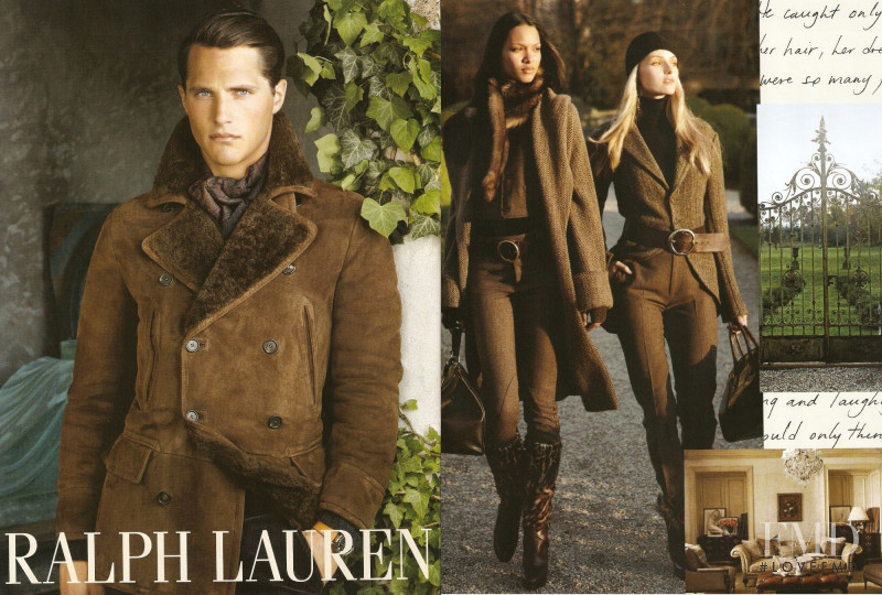 Lais Ribeiro featured in  the Ralph Lauren Collection advertisement for Autumn/Winter 2010