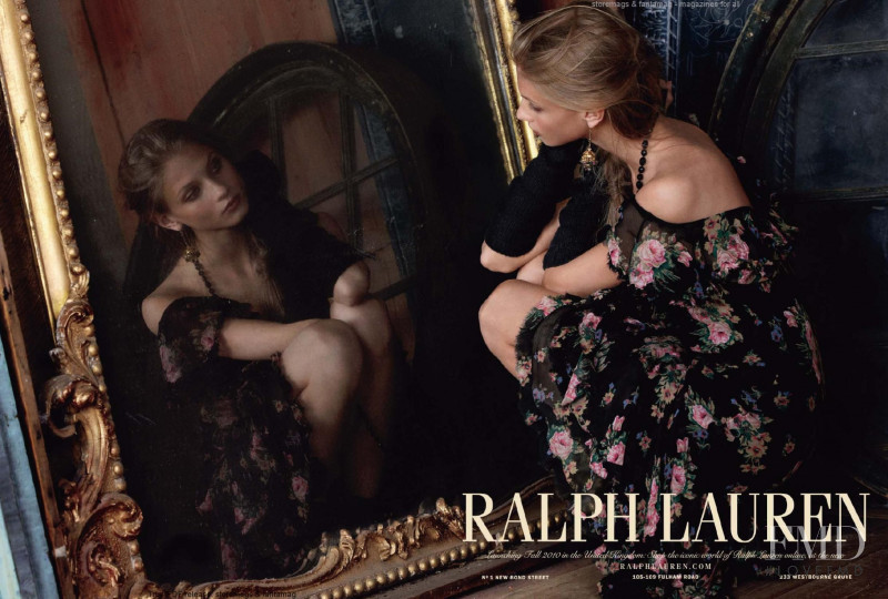 Anna Selezneva featured in  the Ralph Lauren Collection advertisement for Autumn/Winter 2010