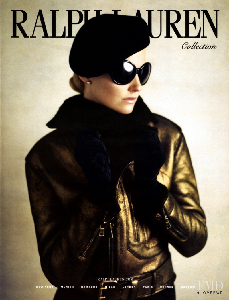 Valentina Zelyaeva featured in  the Ralph Lauren Collection advertisement for Autumn/Winter 2007