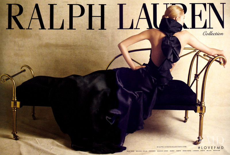 Valentina Zelyaeva featured in  the Ralph Lauren Collection advertisement for Autumn/Winter 2007