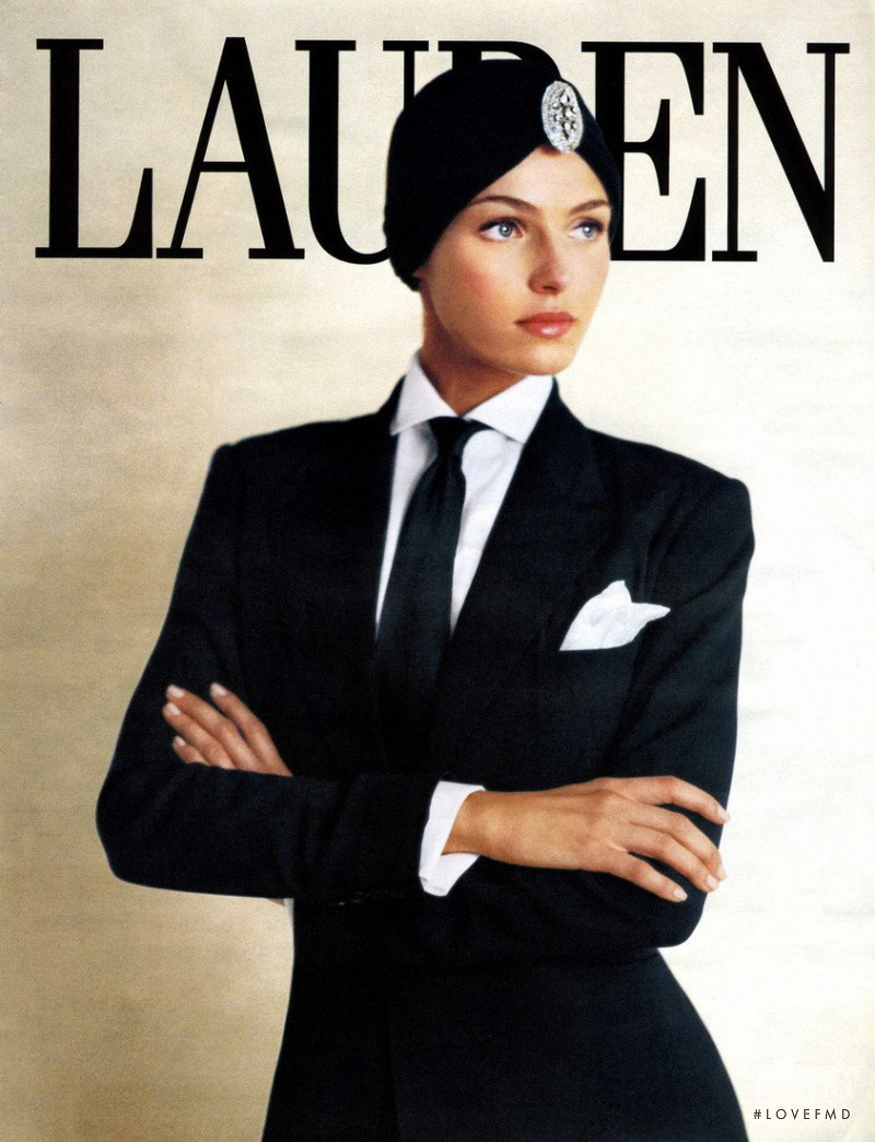 Valentina Zelyaeva featured in  the Ralph Lauren Collection advertisement for Autumn/Winter 2007