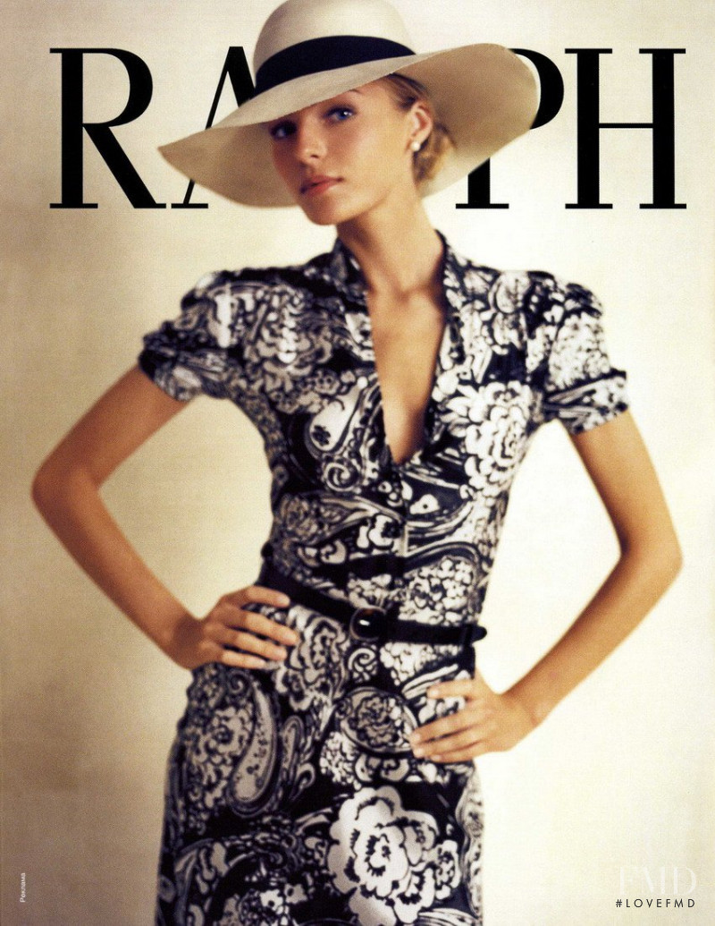 Valentina Zelyaeva featured in  the Ralph Lauren Collection advertisement for Autumn/Winter 2007