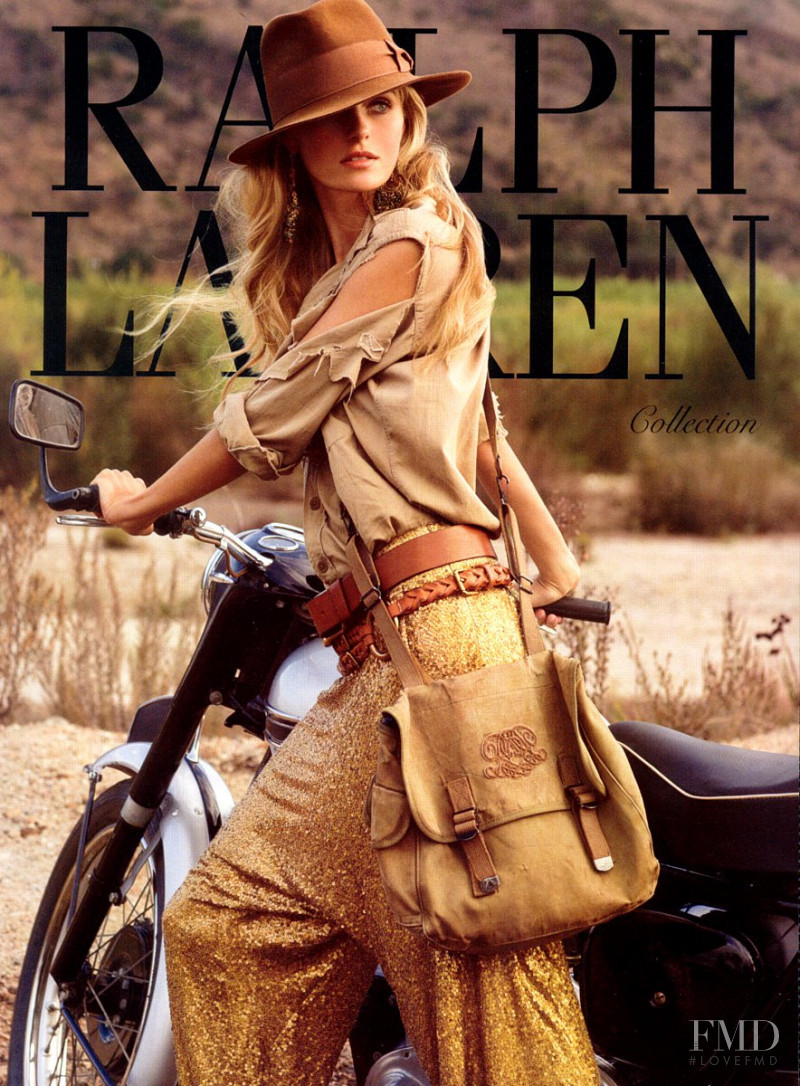 Valentina Zelyaeva featured in  the Ralph Lauren Collection advertisement for Spring/Summer 2009