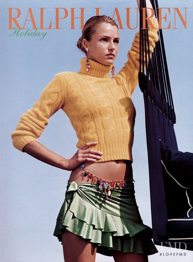 Valentina Zelyaeva featured in  the Ralph Lauren advertisement for Spring/Summer 2005