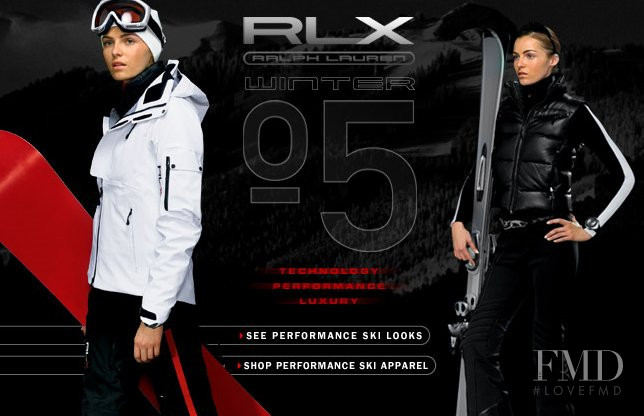 Valentina Zelyaeva featured in  the RLX advertisement for Autumn/Winter 2005