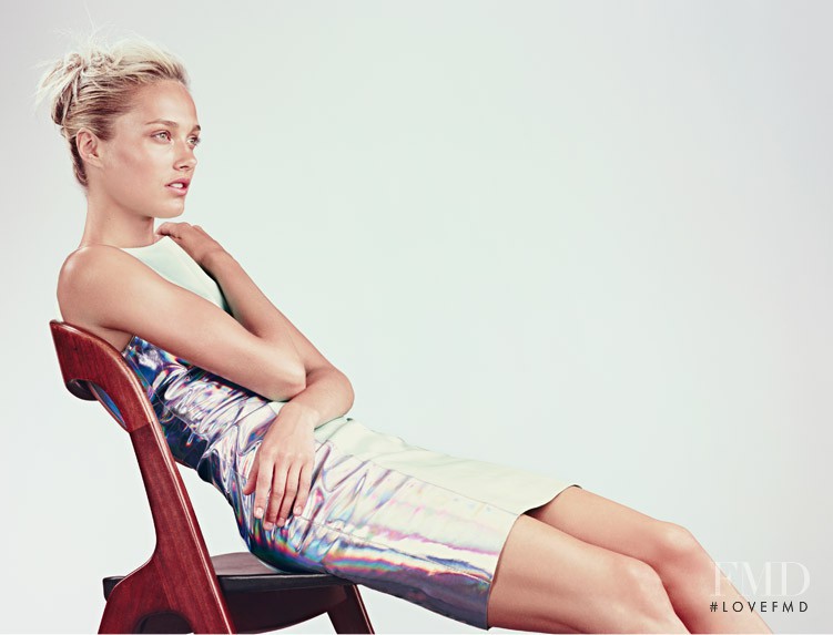 Karmen Pedaru featured in  the HUGO advertisement for Spring/Summer 2013