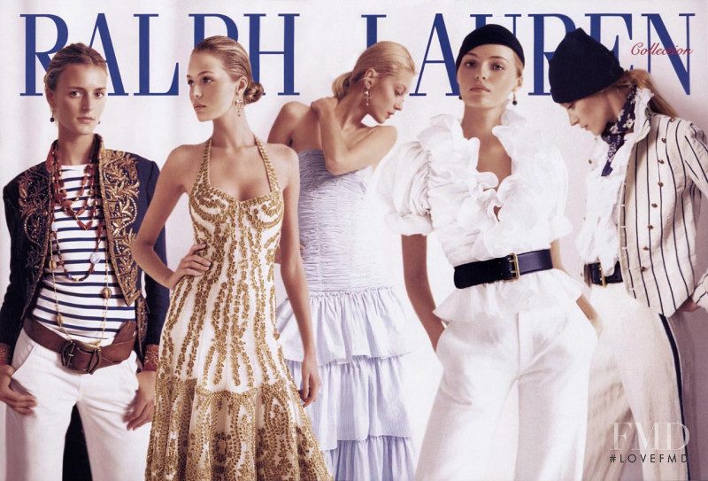 Valentina Zelyaeva featured in  the Ralph Lauren Collection advertisement for Spring/Summer 2006