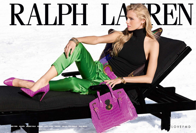 Valentina Zelyaeva featured in  the Ralph Lauren advertisement for Spring/Summer 2009