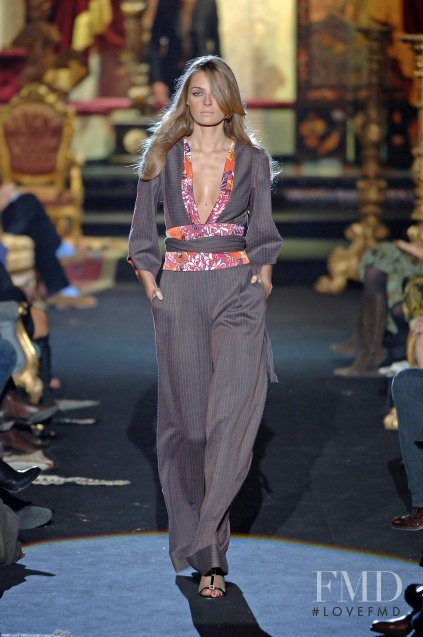 Valentina Zelyaeva featured in  the Roberto Cavalli fashion show for Autumn/Winter 2006