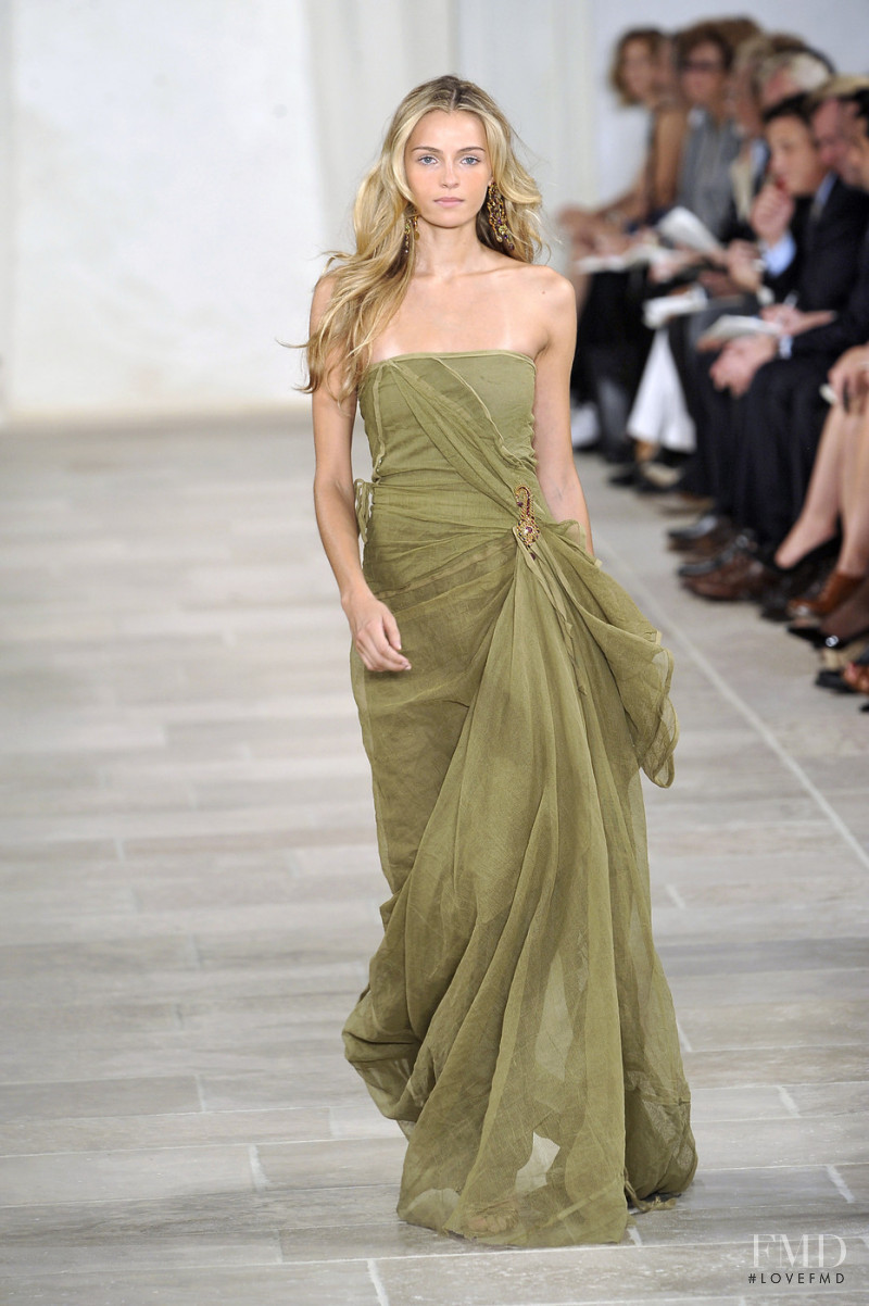 Valentina Zelyaeva featured in  the Ralph Lauren Collection fashion show for Spring/Summer 2009