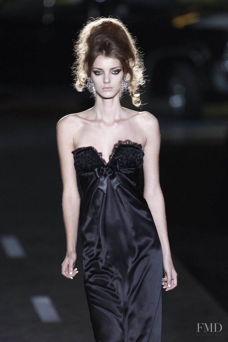 Denisa Dvorakova featured in  the DSquared2 fashion show for Spring/Summer 2008