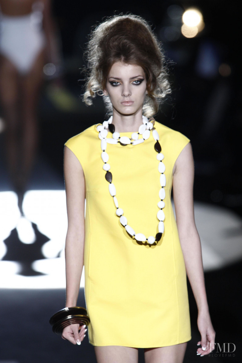 Denisa Dvorakova featured in  the DSquared2 fashion show for Spring/Summer 2008