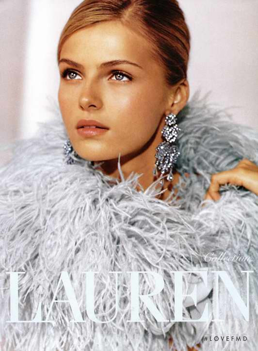 Valentina Zelyaeva featured in  the Ralph Lauren Collection advertisement for Spring/Summer 2012