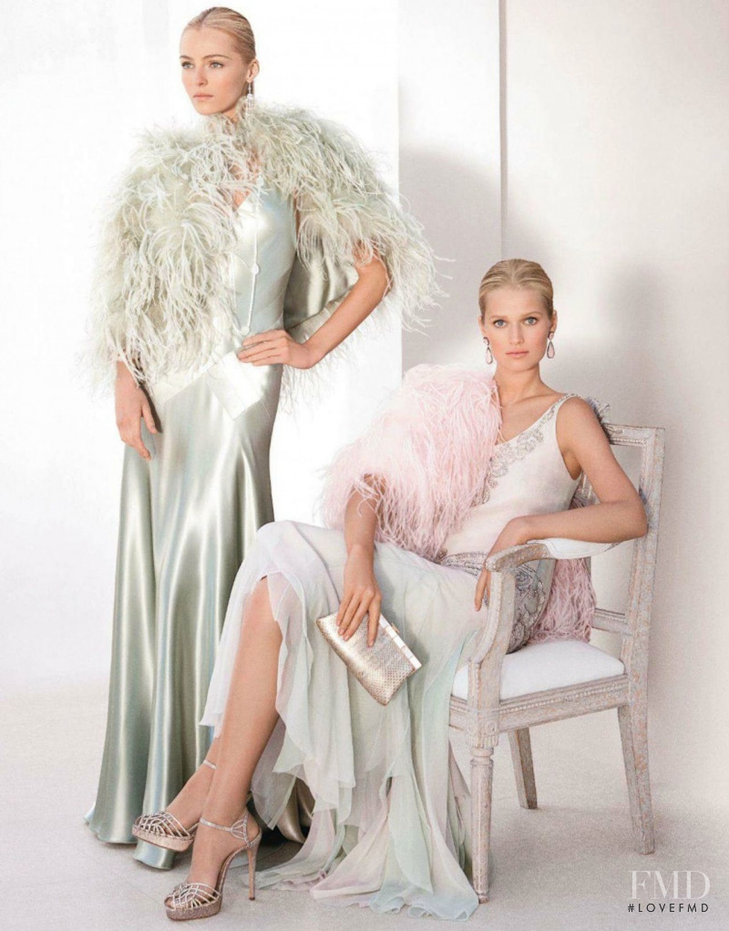 Toni Garrn featured in  the Ralph Lauren Collection advertisement for Spring/Summer 2012