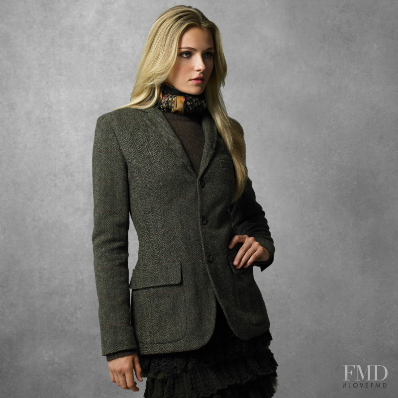 Valentina Zelyaeva featured in  the Ralph Lauren catalogue for Autumn/Winter 2010