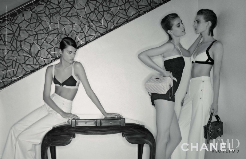 Ashleigh Good featured in  the Chanel advertisement for Cruise 2014