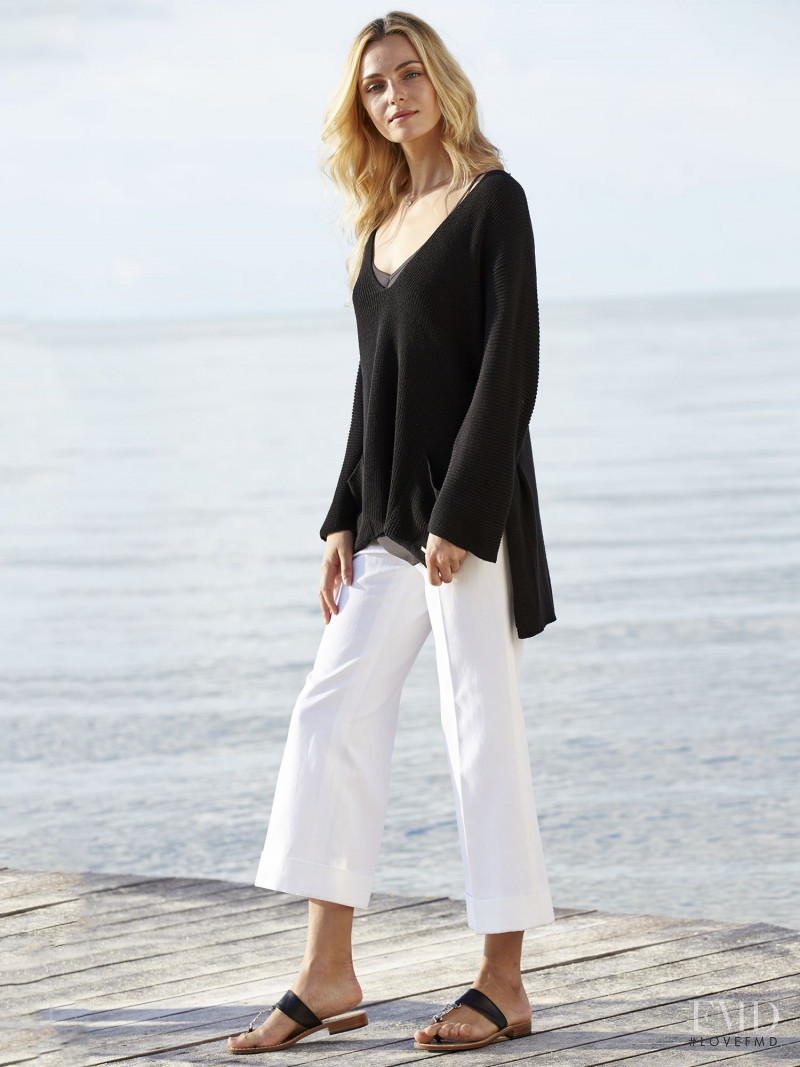 Valentina Zelyaeva featured in  the Gorsuch catalogue for Spring/Summer 2016